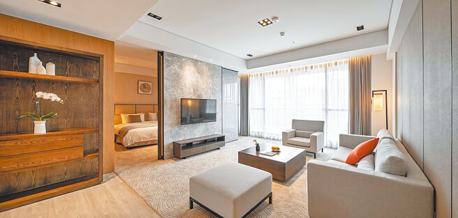 新北淡水蕴泉庄推出「轻旅淡水，好Chill」住房专案。（蕴泉庄提供）