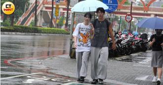 直擊》「樂天女孩」宋宋情牽各務孝太　雨中約會畫面曝光