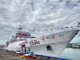 海巡第4艘1000噸級巡防艦「花蓮艦」交船  第5艘蕭美琴命名「澎湖艦」