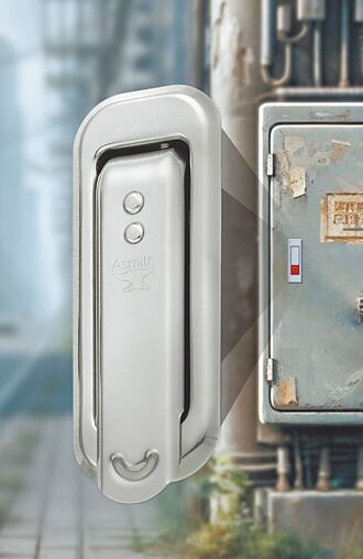 金石門BS-12不鏽鋼拉壓門鎖 守護企業設備