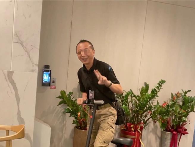 涉嫌砸博田醫院的主嫌陳永昌，是該院前會計主任阮馨嬅的保鑣兼司機，也是院內前安全部主任，平日行事作風高調，在院內是爭議人物。（民眾提供／紀爰高雄傳真）