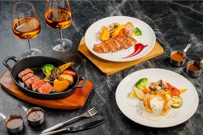 青焰主打最低798元起就能吃百道佳餚加主食的豪華套餐。（路易莎提供／朱世凱台北傳真）