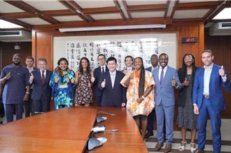 台灣要靠AI拓展非洲？ 林佳龍見「法非基金會」打造合作新路線