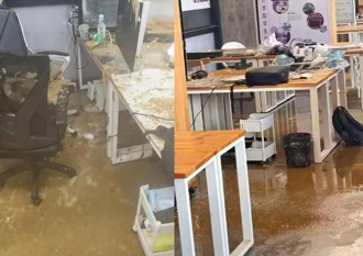 美術學院教室汙水管爆裂　女學生遭屎尿淋身崩潰大哭