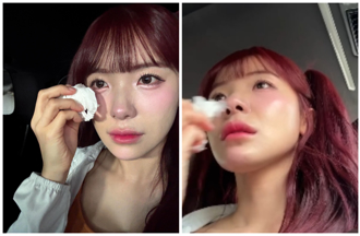 李多慧送別媽媽心碎 淚喊「媽媽乾脆住在台灣吧」哭到眼腫