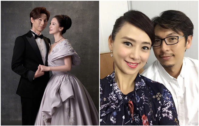 翁虹和老公婚後簽定出軌協議。(翁虹微博)