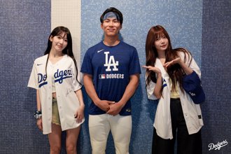 MLB》小樱花、洪恩採造访道奇！金慧成「双手紧握」好害羞