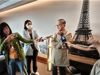 李遠歐洲行首站巴黎遇陸方抗議 強調法國「挺台力道很強」