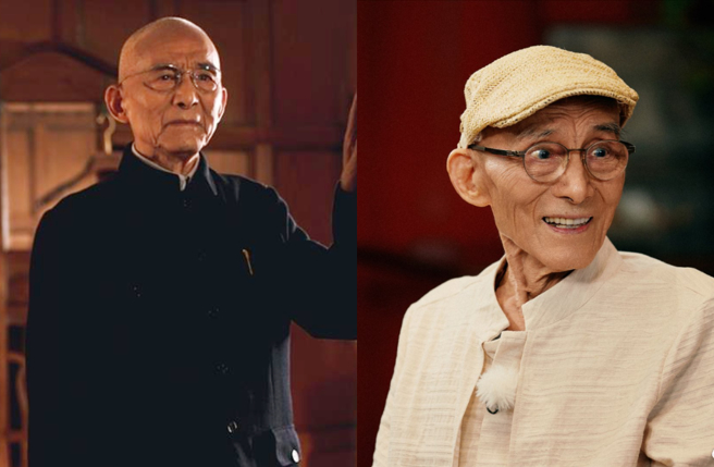 游本昌携妻进养老院，入住8个月近况曝光。（图／泽东电影、MyVideo提供；微博 游本昌）