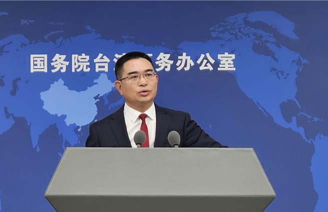 陸委會批中共對抗戰毫無貢獻，大陸國台辦發言人陳斌華：民族敗類無資格對抗戰歷史說三道四。（藍孝威攝）