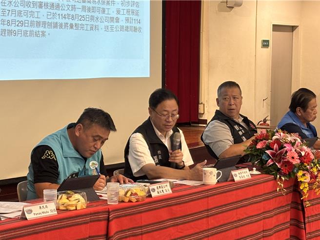 桃园市復兴区基层座谈10日登场，復兴区罗浮里里长廖国达盼，儘速办理「罗浮地区小乌来特定风景区」温泉通盘检讨作业，以因应地方发展需求，促进原乡观光与经济振兴。（廖姮玥摄）