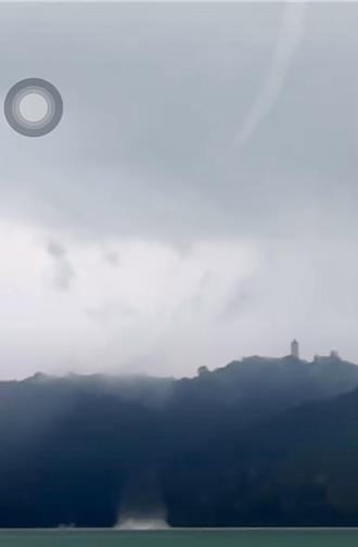 影》日月潭現水龍捲！驚人畫面曝光