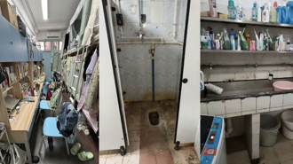 房門長菇、廁所發黑！湖南高校噁宿舍曝光  全網炸鍋