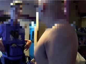 家暴男嗆警「衣服脫下來單挑」 警隔日上門拘提竟撞頭自殘