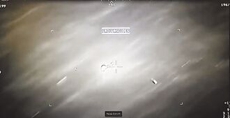 击中神秘飞球 地狱火飞弹竟被弹开