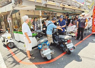 大林店家前畫紅線 生意慘跌