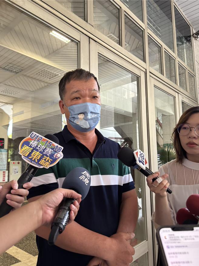 面對二審仍判有罪，林進福強調，「自己是被冤枉的」，希望未來能真正依照證據來判決。（馮惠宜攝）