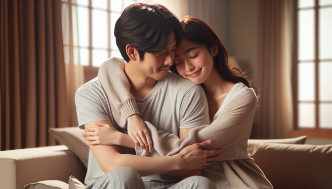 台北一名人夫阿德（化名）发现妻子小美（化名）与男子阿勇（化名）互动亲密，不仅互称「dear」，还多次留宿对方家中，甚至有多张搂肩、倚靠的亲密合照，气得提告求偿100万元。（示意图、与本案无关／AI生成）