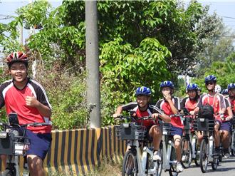 雲林宜梧國中轉型實驗中學 騎公共單車走讀濕地探究三生