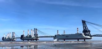 向台灣傳遞訊息 陸3先進登島駁船刷上舷號了