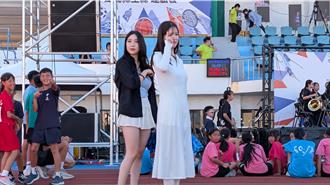 澎湖縣運會晚間開幕 韓國啦啦隊雙星跨海助陣
