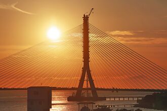 全台最難蓋 淡江大橋明年5／12通車