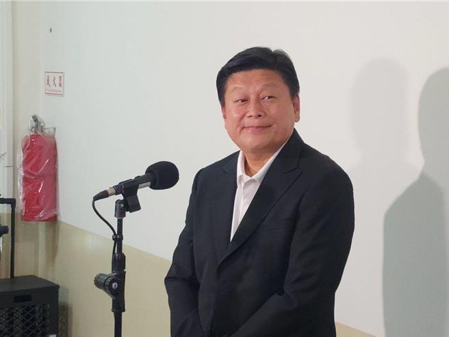 立院国民党党团总召傅昆萁。（陈薏云摄）