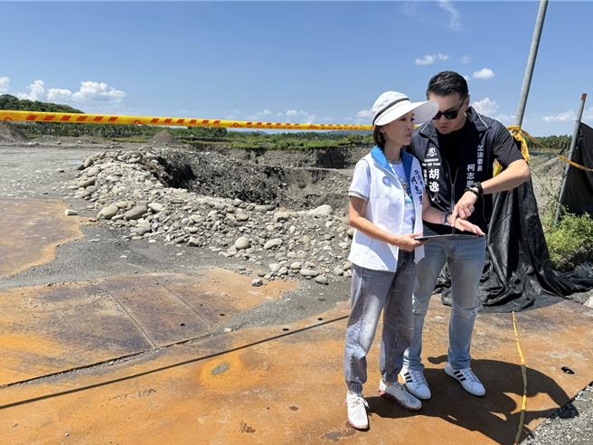 高雄近日相關盜採、堆置廢土方檢舉案件接連爆發，立委柯志恩質疑「要柯志恩揭發才要動作」，感嘆美濃好山好水卻成不肖業者覬覦目標。（洪浩軒攝）