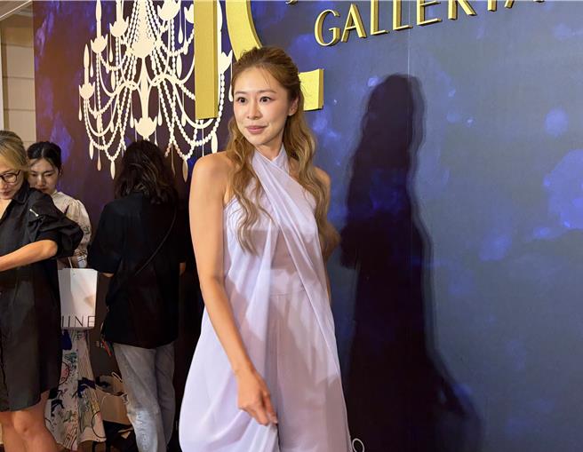 張棋惠12日出席JASMINE GALLERIA 2025時尚秀。（林奕如攝）