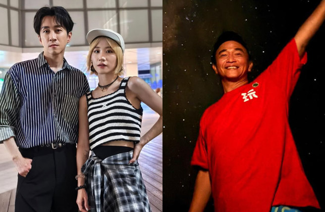 吳宗憲晚間再次發文祝福陳漢典、Lulu結婚，並提醒「他們要在我面前做一次⋯」才能拿到紅包。（圖／IG@originalpoping、jacky_wu60）