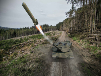 MBDA推出新型「砲射飛彈」坦克看不到目標也能打