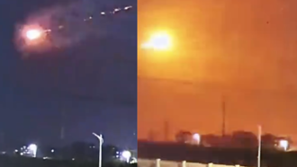 影》山東紅色不明飛行體疑遭擊落！「如甩炮炸開」居民全嚇壞