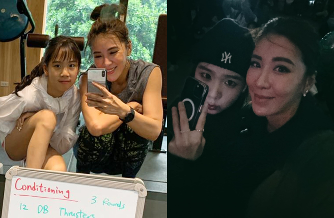 小禎過去常分享和Emma合照。（圖／翻攝自胡小禎臉書）