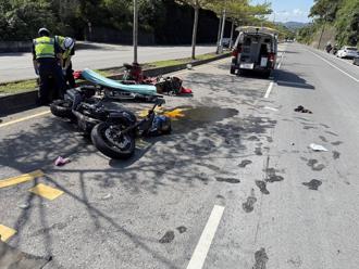 苗栗婦騎電動代步車  切內側道釀悲！遭大型重機衝撞慘死