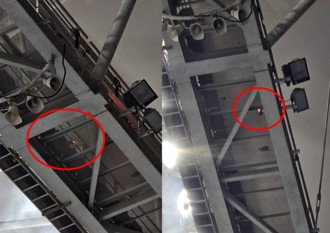 足球》台北田徑場燈具短路起火 企甲聯賽中途喊停