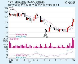 國建 政策面釋利多