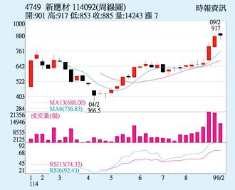 新應材 出貨旺季添力