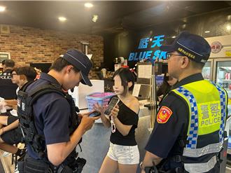 中坜警扫荡非法活动 今年查获外籍车手27人