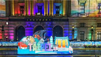 熊讚領隊台北花車巡上海 打卡美景美食全吸睛