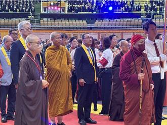 靈鷲山水陸法會「幽冥戒」佛事 侯友宜蒞臨現場