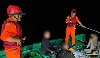 大陸漁船再闖東沙 海巡扣小舟驅離母船