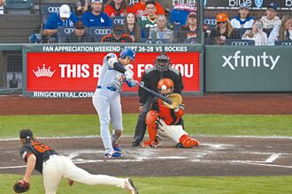 MLB》大谷超遠第49轟 道奇逆轉退巨人