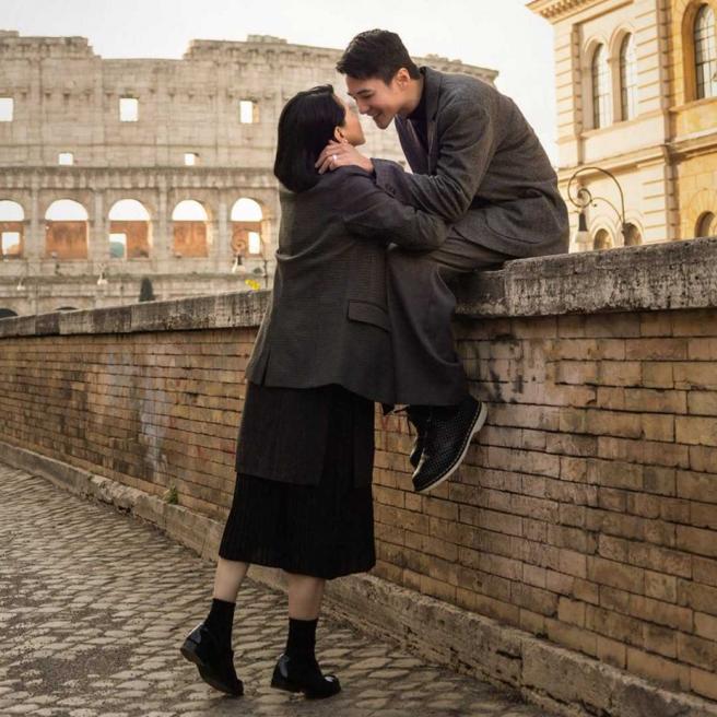 是元介元旦公开与经纪人结婚的喜讯。（图／翻摄自是元介IG）