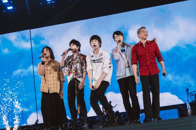 五月天「回到那一天」25週年巡迴演唱會一連三天在貴陽開唱。（相信音樂提供）