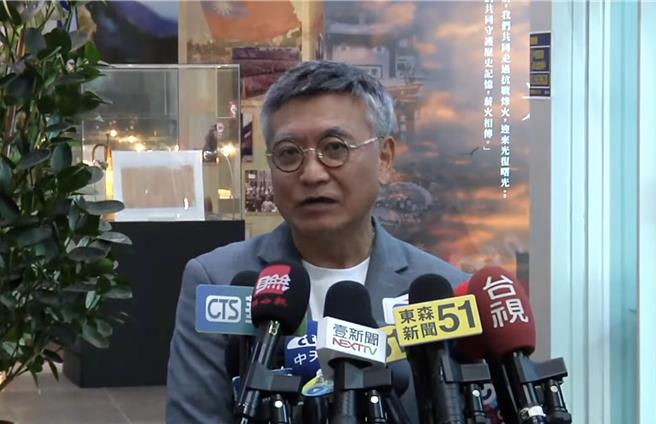 張亞中辦公室主任何啟聖。（中時新聞網）