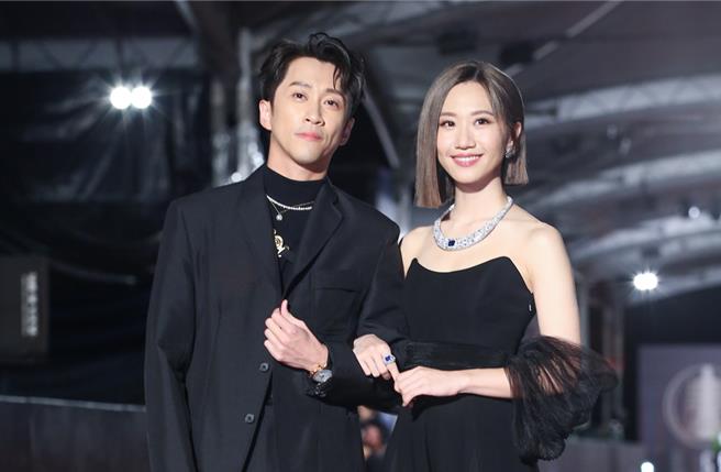 陈汉典（左）透露今年金钟奖无法跟未婚妻Lulu一起走红毯。（中时资料照）