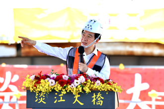 現場掛「最親民總統」布條   賴清德讚淡江大橋世界級  提財劃法這麼說