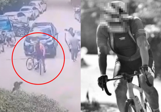 單車男苗栗遭撞死！身分是自行車達人「鯉魚哥」 生前公益暖舉曝