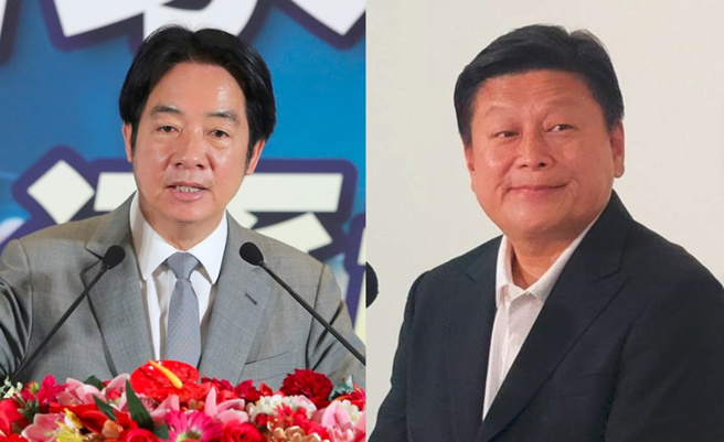 傅崐萁(右)強調，賴清德(左)2026要打自己的職位保衛戰，必投入龐大資源，國民黨要團結組夢幻隊對抗。（合成圖／資料照）