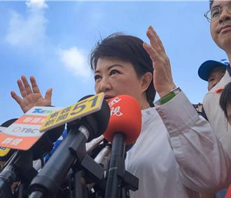 中捷藍線補助遭砍96％ 盧秀燕喊對台中人不公平 眼淚快流下來